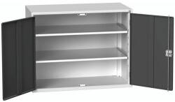 bott Műhelyszekrény polcokkal Bott Verso, 90 x 130 x 55 cm, 2 polc, szürke-antracit