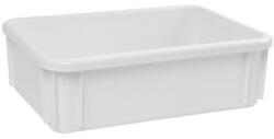 Vepabins Műanyag láda, 10 l, fehér, HIPS