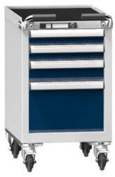 POLAK Műhelykocsi ZLM59-2, 19x27D, 442 x 600 x 785 mm, szürke-sötétkék