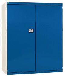 bott Műhelyszekrény Bott Cubio 160, 160 x 130 x 65 cm, perforált ajtó, szürke-kék