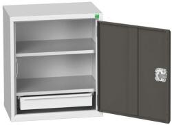 bott Verso fali szekrény, 60 x 52, 5 x 35 cm, 2 polc, 1 fiók, szürke-antracit