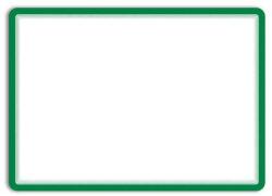 Djois Információs zseb Varna A4, mágneses, zöld