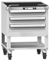 POLAK Műhelykocsi ZAM39-1, 27x27D, 578 x 600 x 785 mm, szürkésszürke