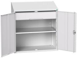 bott Verso íróasztal szekrény, 113 x 105 x 55 cm, 1 polc, 1 fiók, szürke-szürke