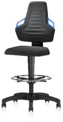 Bimossa Munkaszék Bimos Ergoconfort Supertec lábtartóval és puha görgőkkel