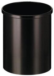VEPA BINS KEREK FÉM SZEMETES, 30 L, FEKETE