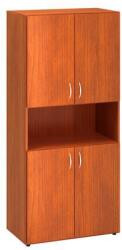 Alfa Office Alfa 500 magas, széles szekrény, 178 x 80 x 47 cm, kombinált, cseresznye mintázat