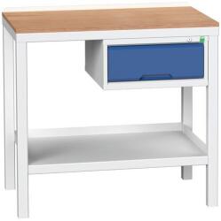 bott Műhelyasztal Bott Verso Weld, 93 x 100 x 60 cm, 1 szekrény, multiplex, szürke-kék - manutan - 395 072 Ft