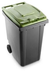 Mobil Plastic Műanyag hulladékgyűjtő Benny szelektív hulladékgyűjtésre, űrtartalma 360 l, szürke/zöld
