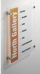 Durable Crystal Sign tájékoztató ajtótábla 420 x 297 mm