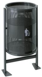 VEPA BINS Kültéri szemetes oszlopon, 60 l, grafit