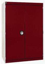 bott Műhelyszekrény Bott Cubio, 120 x 80 x 65 cm, perforált ajtó, szürke-piros