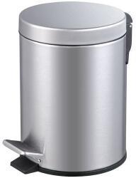 EKO Luxe Classic pedálos szemetes, 5 l, matt rozsdamentes acél
