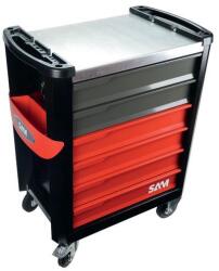 SAM műhelykocsi szerszámokhoz, 6 fiókos