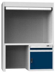 POLAK ellenőrző állomás, 1969 x 1462 x 753 mm, szürke/sötétkék