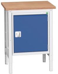 bott Műhelyasztal Bott Verso, 78-93 x 70 x 60 cm, 1 szekrény, multiplex, szürke-kék