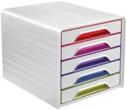 CEP Smoove CEP fiókos doboz, 5 fiók, fehér/színes
