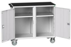 bott Karbantartó fiókos kocsi Bott Verso, 96, 5 x 105 x 55 cm, 2 szekrény, matt, szürke-szürke