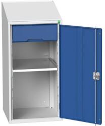 bott Verso asztali szekrény, 113 x 52, 5 x 55 cm, 1 polc, 1 fiók, szürke-kék