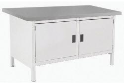 bott Műhelyasztal Bott Cubio Tároló, 84 x 150 x 75 cm, 2 szekrény, linóleum, szürke-szürke