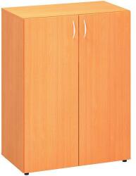 Alfa Office Alfa 500 közepes, széles szekrény, 106, 3 x 80 x 47 cm, ajtóval, bükk Bavaria mintázat