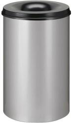 V-Part Tűzálló papírszemetes, 110 l, szürke, alumínium