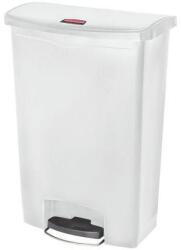 Rubbermaid Front Step műanyag szemetes kosár, 90 l térfogat, fehér