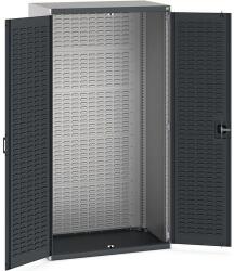 bott Műhelyszekrények perforált panelekkel doboz/doboztartókhoz, 200 x 105 x 65 cm, szürke-antracit