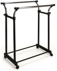 V-Part 2 sínes ruhaállvány, fekete/króm