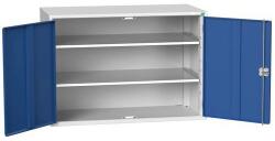 bott Műhelyszekrény polcokkal Bott Verso, 100 x 130 x 55 cm, 2 polc, szürke-kék