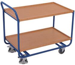 Variofit Polcos kocsi fogantyúval, 200 kg-ig, 2 polc, 97 x 109 x 60 cm, kék