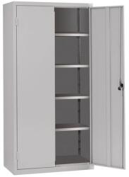 Acial fém műhelyszekrény, 198 x 100 x 43 cm, szürke/szürke