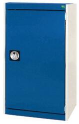 bott Műhelyszekrény Bott Cubio, 90 x 52, 5 x 52, 5 cm, perforált ajtó, szürke-kék