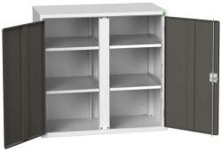 bott Verso fém karbantartó szekrény, 100 x 105 x 55 cm, 4 polcos, szürke-antracit