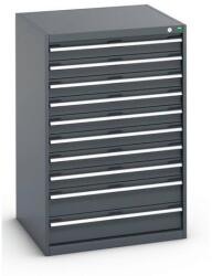 bott Műhely fiókos szekrény Bott Cubio 200, 120 x 80 x 75 cm, 10 fiókos, antracit-antracit