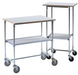 Ergobjorn felszolgáló polcos kocsi, 50 kg-ig, 2 polc