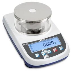 KERN PLS 1200-3A-2021e precíziós mérleg, 1200 g-ig, kalibrációs tanúsítvánnyal