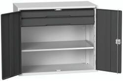 bott Műhelyszekrény fiókokkal Bott Verso, 100 x 130 x 55 cm, 1 polc, 2 fiók, szürke-antracit