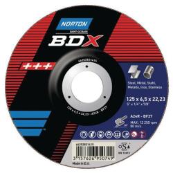 Norton vágótárcsa, rozsdamentes acélhoz és fémhez, átmérő 125 mm, vastagság 3, 2 mm