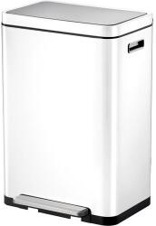 EKO X-Cube pedálos szelektív szemetes, 20+20 l, fehér