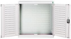 bott Cubio akasztós szekrény, perforált hátlap, 100 x 105 x 32, 5 cm, szürke-szürke