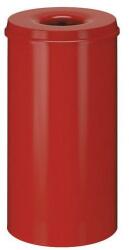 VEPA BINS TŰZÁLLÓ FÉM SZEMETES, 50 L, PIROS