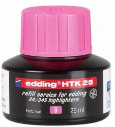 edding HTK 25 tartalék festék szövegkiemelőhöz, neonrózsaszín