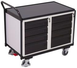 Cordes Műhelykocsi 8 fiókkal, 101 x 112, 5 x 62, 5 cm, szürke