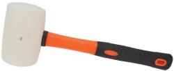 TopTrade gumikalapács, fehér, üvegszálas nyéllel, átmérő: 70 mm / 900 g, profi