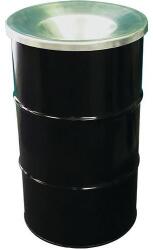 VEPA BINS The BinBin szemetes, 120 l, tűzálló fedéllel, fekete