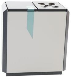 VEPA BINS Recyclostar 2 rekeszes szemetes pohárgyűjtővel