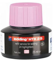 edding HTK 25 tartalék festék szövegkiemelőhöz, pasztellrózsaszín (138)
