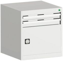 bott Műhely fiókos szekrény Bott Cubio, 70 x 65 x 65 cm, 2 fiók, 1 szekrény, szürke-szürke