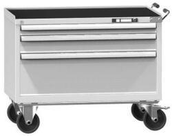 POLAK Műhelykocsi ZCM59-1, 54x27D, 1037 x 600 x 855 mm, szürkés-szürke